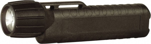 Handheld Flashlight: LED, 5 hr Max Run Time, AA Battery