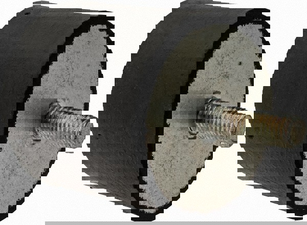 1190 Lb Capacity, 1/2-13 Plate/Stud Vibration Isolator