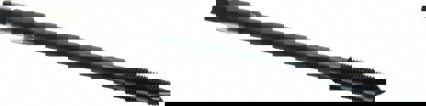 Extension Tap: 3/8-24, 3 Flutes, H3, Oxide Finish, High Speed Steel, Spiral Point