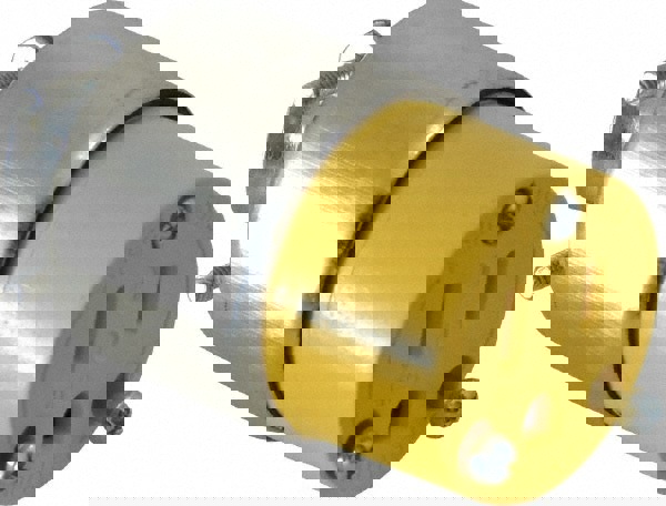 Straight Blade Connector: Residential, 5-15R, 125VAC, Yellow