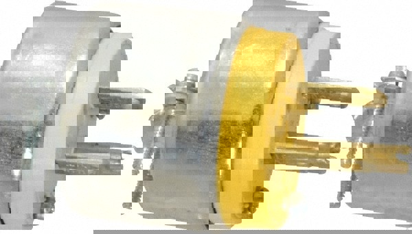 Straight Blade Plug: Residential, 5-15P, 125VAC, Yellow