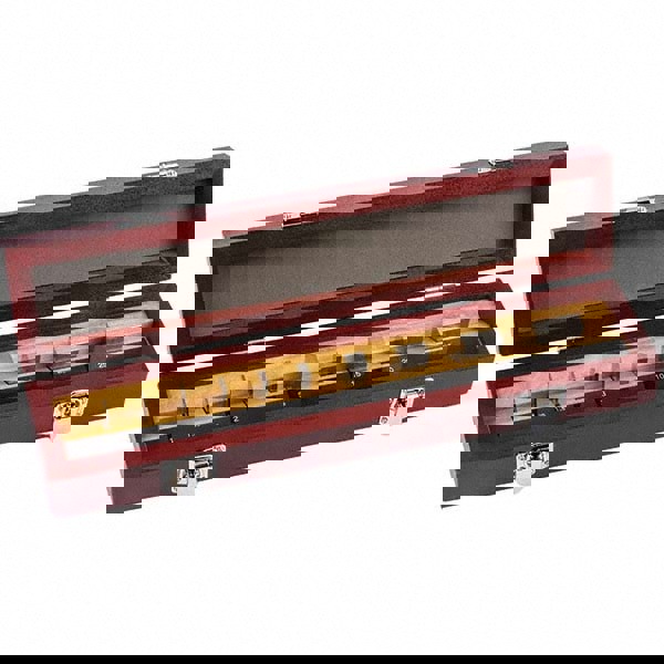 Gage Block Set: 10 Pc, AS-1 Grade, Steel