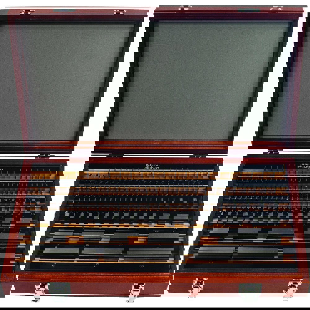 Gage Block & Spacer Sets; Accuracy Grade: ASME 0 ; Minimum Size (Decimal Inch): 0.5000 ; Maximum Size (Decimal Inch): 9.5000 ; Material: Steel ; Number Of Pieces: 87 ; Step Increments (Inch): 0.5