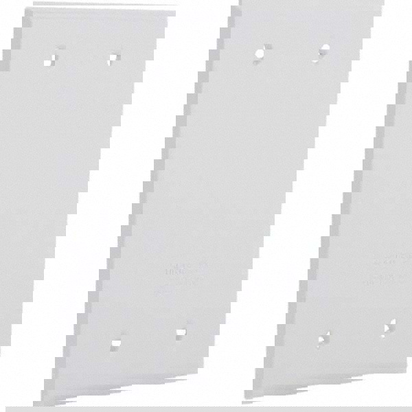 Weatherproof Box Covers; Electrical Box Shape: Rectangle; Number Of Outlets: 0; Resistance Features: Non-Corrosive; Housing Material: Aluminum; Finish: Powder Coat Finish; Recommended Environment: Wet Location; Housing Color: White; Overall Height (Inch):