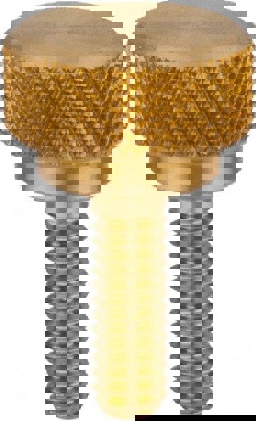 Brass Thumb Screw: #4-40, Knurled Head