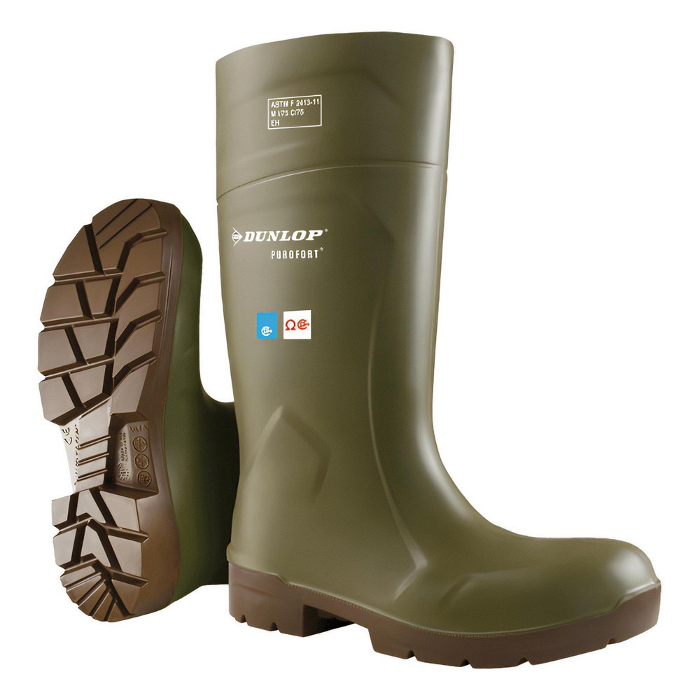 Work Boot: Size 7, Polyurethane, Steel Toe
