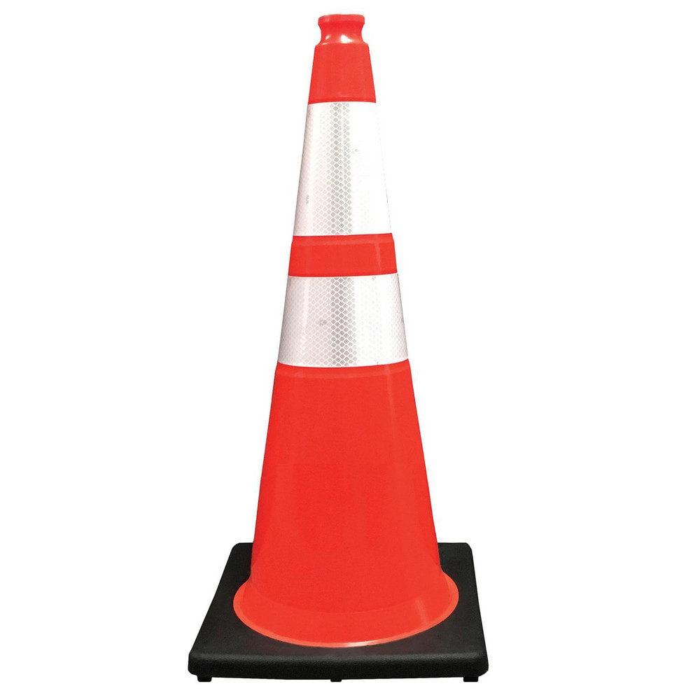 Traffic Cone with Base: Polyvinylchloride, 18
