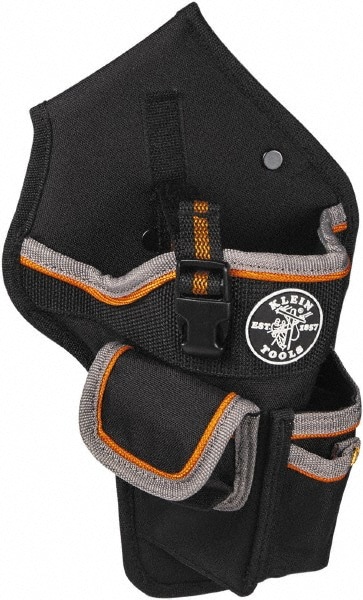 Tool Pouch: 8 Pockets, Black