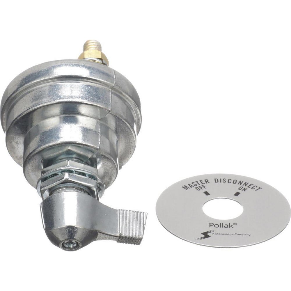 Automotive Switches; Switch Type: Master Disconnect ; Number Of Connections: 2 ; Contact Form: SPST ; Sequence: On-Off ; Amperage: 180 ; Voltage: 6-36
