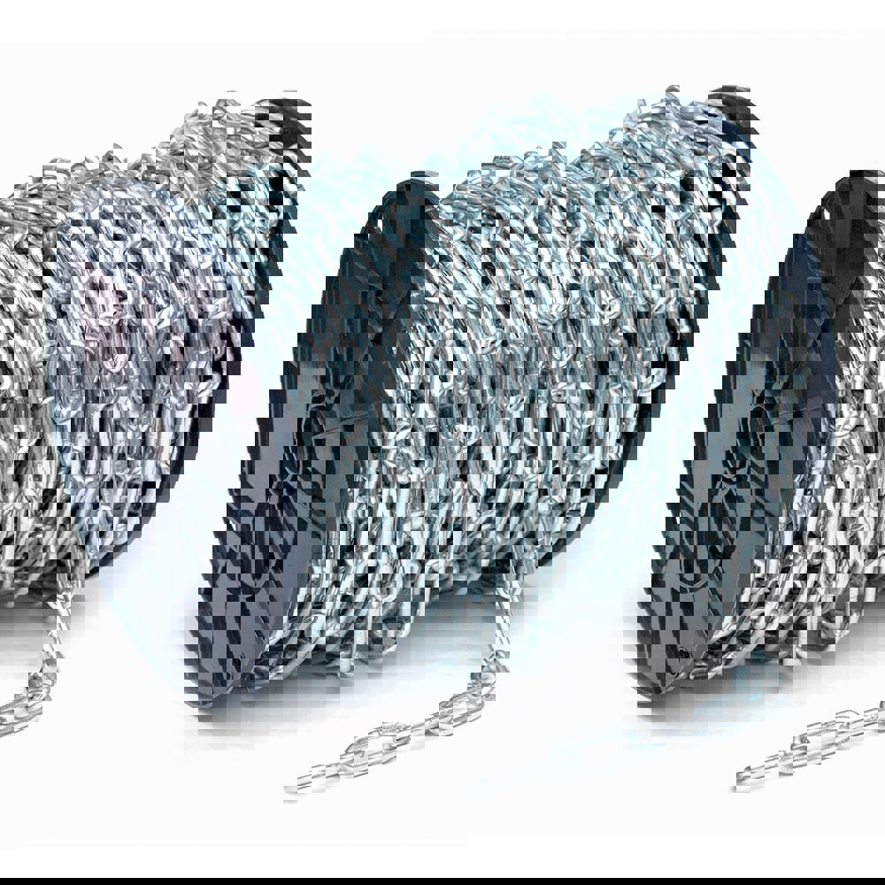 Welded Chain; Material: Steel ; Chain Grade: 30 ; Inside Width (mm): 0.34 ; Inside Width: 0.3400 ; Inside Length (Decimal Inch): 1.2600 ; Inside Length (mm): 1.26