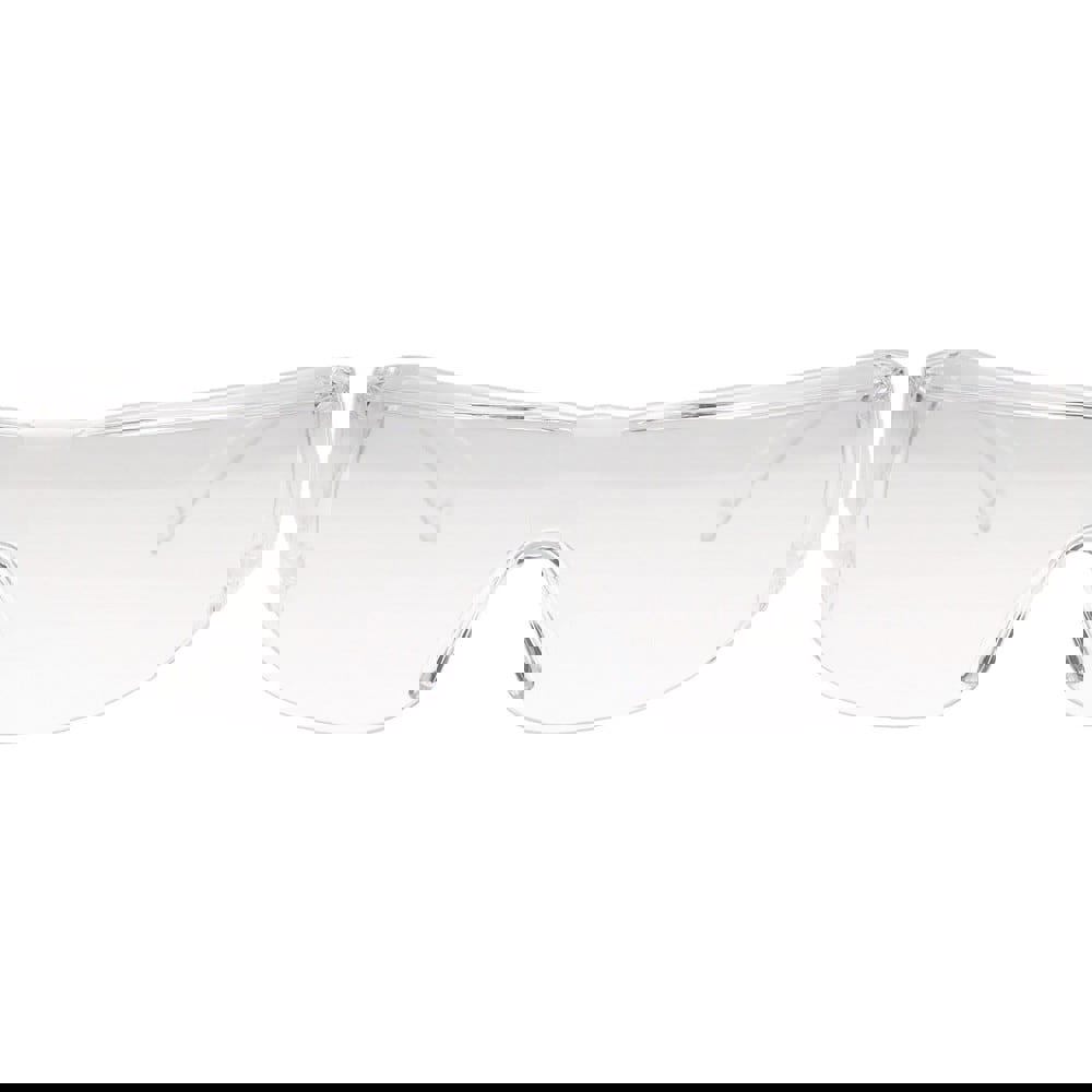 Safety Glasses: Scratch-Resistant, Polycarbonate, Clear Lenses, Frameless