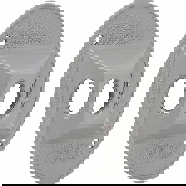 Weatherproof Box Covers; Electrical Box Shape: Round; Number Of Outlets: 3; Resistance Features: Non-Corrosive; Housing Material: Aluminum; Finish: Powder Coat Finish; Overall Length: 1.0940 in; Recommended Environment: Wet Location; Housing Color: Gray;