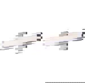 16W 1-Light Integrated LED Vanity Fixture in Satin Nickel