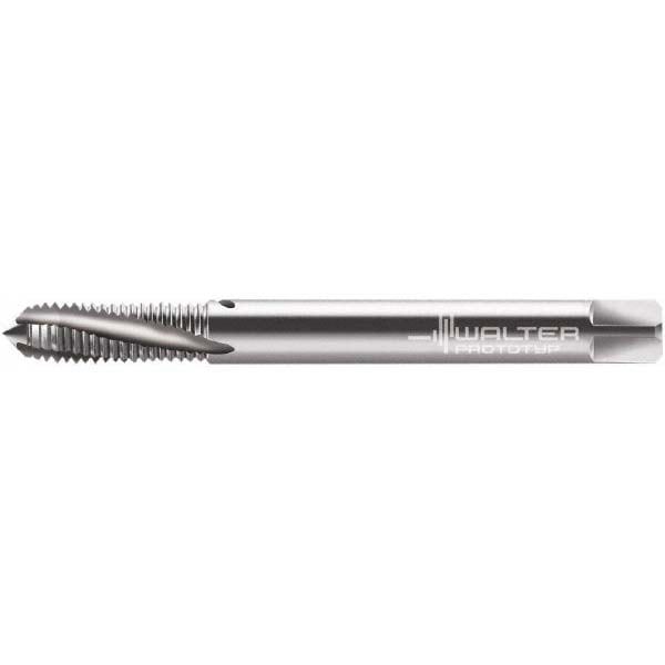 Spiral Flute Tap: M4x0.70 Metric Special (MJ), 3 Flutes, Modified Bottoming, 4H Class of Fit, Powdered Metal, Bright/Uncoated