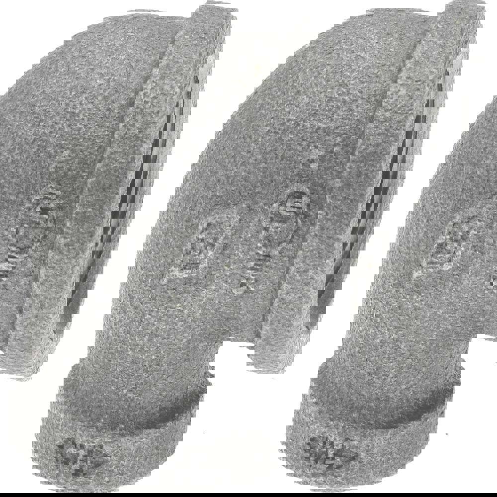 Black 90 &deg; Reducing Elbow: 3/4 x 1/2