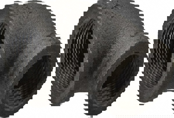 Black 90 &deg; Reducing Elbow: 1-1/4 x 1