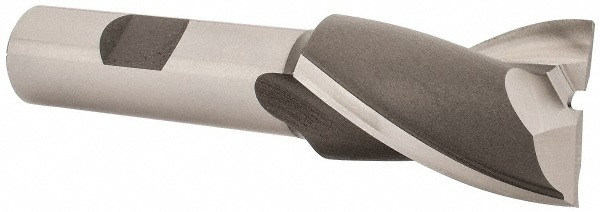 Square End Mill: 1'' Dia, 1-1/2'' LOC, 5/8'' Shank Dia, 3-5/8'' OAL, 2 Flutes, Cobalt