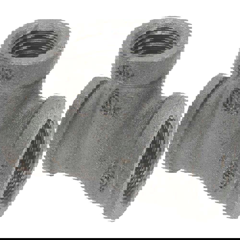 Black Reducer: 3/4 x 1/2 x 3/4