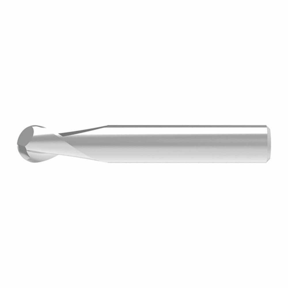 Ball End Mills; Mill Diameter (Decimal Inch): 0.1200 ; Mill Diameter (mm): 3.00 ; Number Of Flutes: 2 ; End Mill Material: Solid Carbide ; Length of Cut (mm): 6.0000 ; Shank Diameter (mm): 3.0000