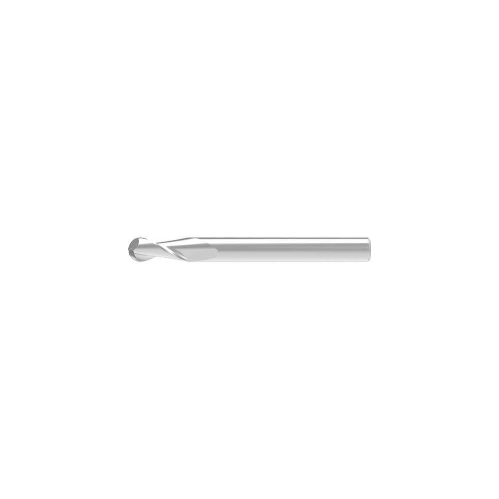 Ball End Mills; Mill Diameter (Decimal Inch): 0.1000 ; Mill Diameter (mm): 2.50 ; Number Of Flutes: 2 ; End Mill Material: Solid Carbide ; Length of Cut (mm): 8.0000 ; Shank Diameter (mm): 6.0000