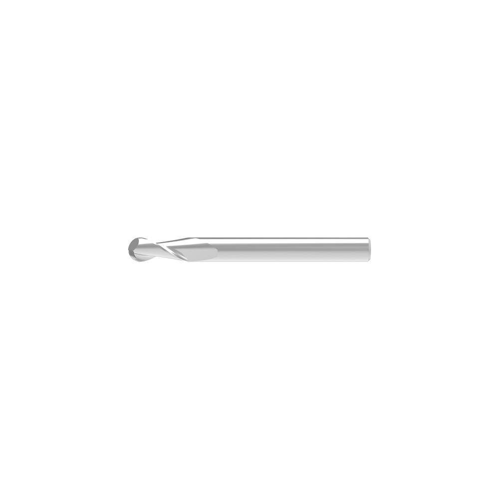 Ball End Mills; Mill Diameter (Decimal Inch): 0.4800 ; Mill Diameter (mm): 12.00 ; Number Of Flutes: 2 ; End Mill Material: Solid Carbide ; Length of Cut (mm): 26.0000 ; Shank Diameter (mm): 12.0000
