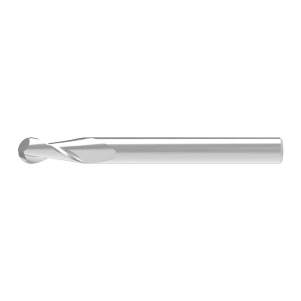 Ball End Mills; Mill Diameter (Decimal Inch): 0.8000 ; Mill Diameter (mm): 20.00 ; Number Of Flutes: 2 ; End Mill Material: Solid Carbide ; Length of Cut (mm): 40.0000 ; Shank Diameter (mm): 20.0000