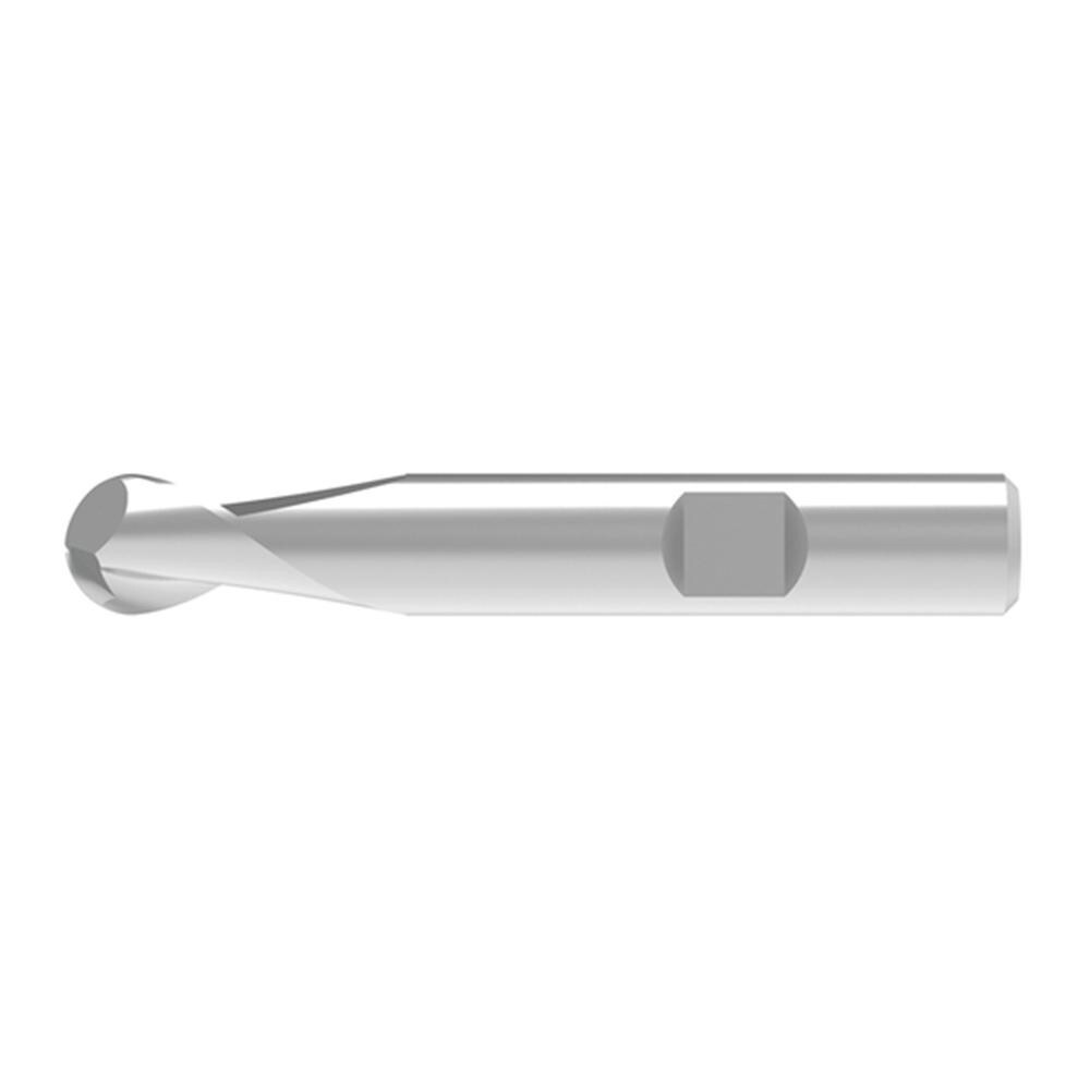 Ball End Mills; Mill Diameter (Decimal Inch): 0.6400 ; Mill Diameter (mm): 16.00 ; Number Of Flutes: 2 ; End Mill Material: Solid Carbide ; Length of Cut (mm): 20.0000 ; Shank Diameter (mm): 16.0000