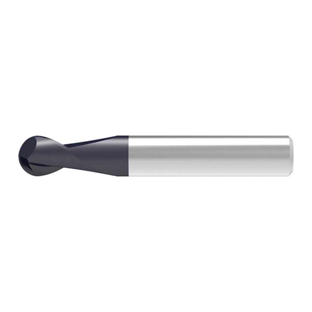 Ball End Mills; Mill Diameter (Decimal Inch): 0.6400 ; Mill Diameter (mm): 16.00 ; Number Of Flutes: 2 ; End Mill Material: Solid Carbide ; Length of Cut (mm): 20.0000 ; Shank Diameter (mm): 16.0000