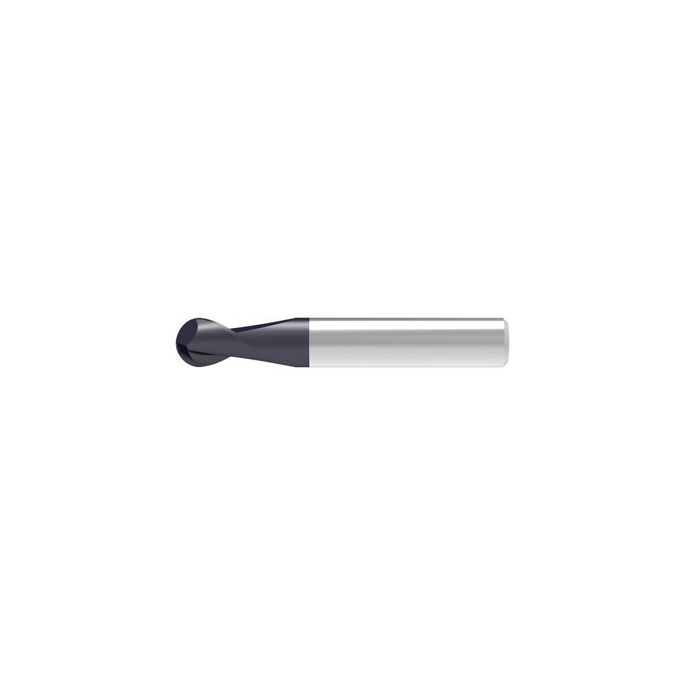 Ball End Mills; Mill Diameter (Decimal Inch): 0.0140 ; Mill Diameter (mm): 0.35 ; Number Of Flutes: 2 ; End Mill Material: Solid Carbide ; Length of Cut (mm): 1.0000 ; Shank Diameter (mm): 3.0000