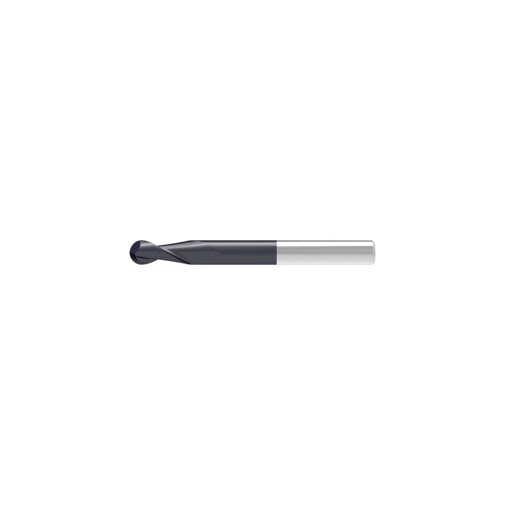Ball End Mills; Mill Diameter (Decimal Inch): 0.1600 ; Mill Diameter (mm): 4.00 ; Number Of Flutes: 2 ; End Mill Material: Solid Carbide ; Length of Cut (mm): 13.0000 ; Shank Diameter (mm): 4.0000