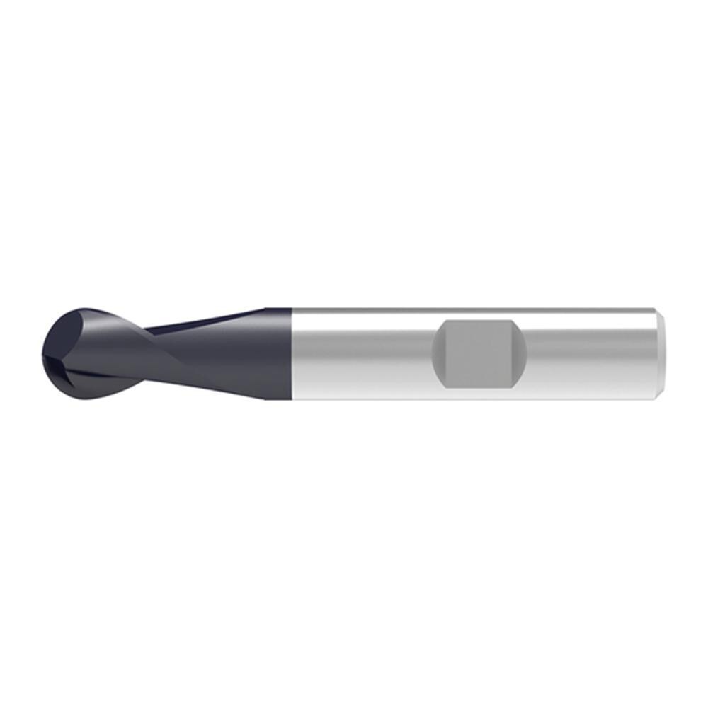 Ball End Mills; Mill Diameter (Decimal Inch): 0.7200 ; Mill Diameter (mm): 18.00 ; Number Of Flutes: 2 ; End Mill Material: Solid Carbide ; Length of Cut (mm): 22.0000 ; Shank Diameter (mm): 18.0000