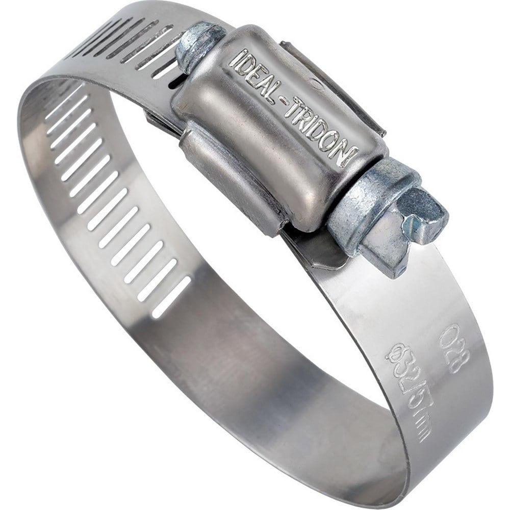Worm Gear Clamps; Clamp Type: Worm Drive ; Minimum Diameter (mm): 13.00 ; Minimum Diameter (Fractional Inch): 1/2 ; Minimum Diameter (Decimal Inch): 0.5000 ; Maximum Diameter (Decimal Inch): 1.2500 ; Maximum Diameter (mm): 32.00