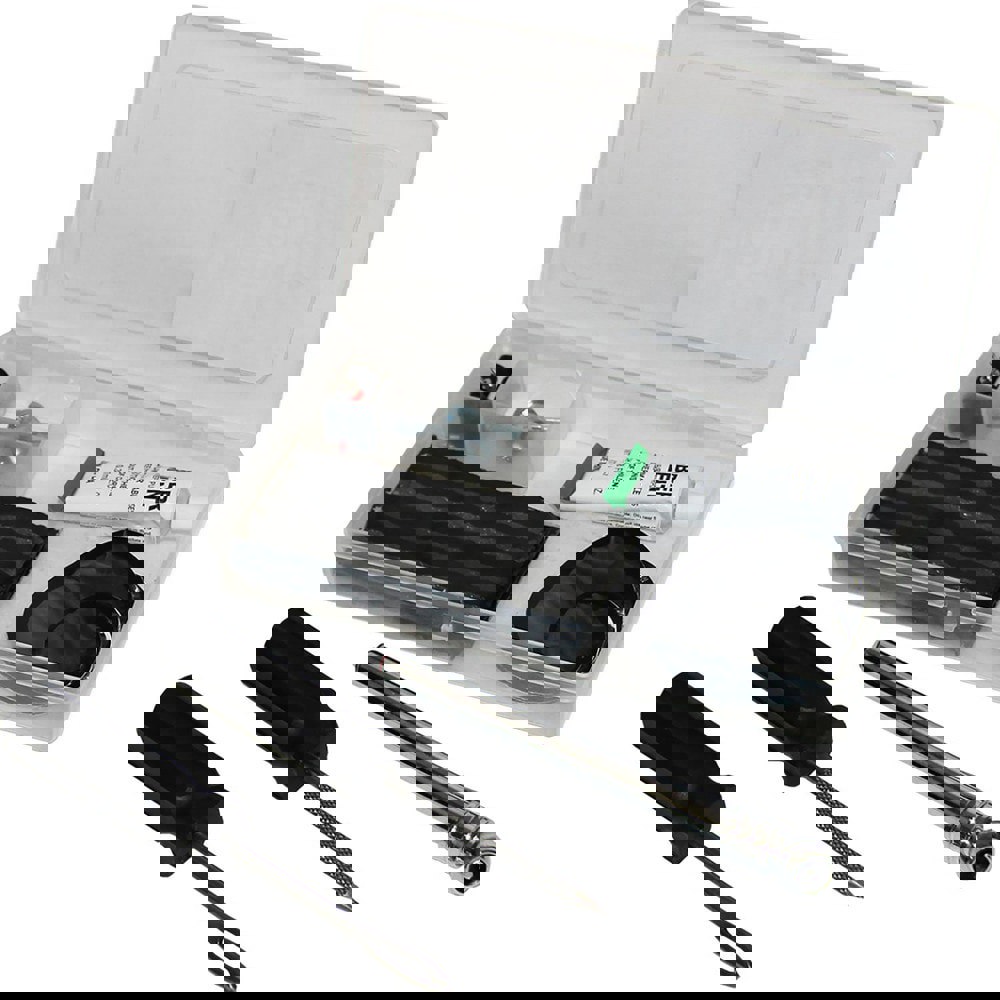 Tire Repair Kits; Kit Type: Patch; Plug ; Container Type: Tote ; Material: Metal; Plastic; Rubber ; Minimum Temperature: -20C ; Maximum Temperature: 100C ; Application: Tire Repair