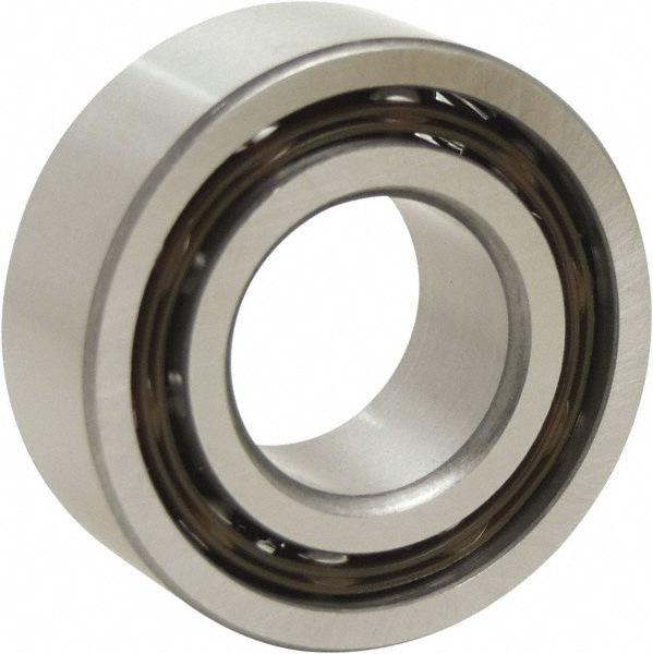 Angular Contact Ball Bearing: 65 mm Bore Dia, 120 mm OD, 38.1 mm OAW, Without Flange