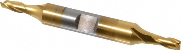 Square End Mill: 3/16'' Dia, 7/16'' LOC, 3/8'' Shank Dia, 3-1/8'' OAL, 2 Flutes, Cobalt