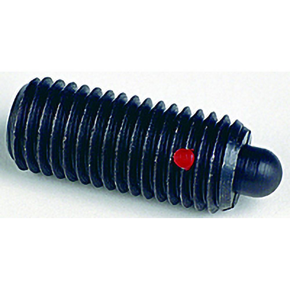 Threaded Spring Plunger: 1/4-28, 1