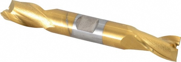 Square End Mill: 1/2'' Dia, 13/16'' LOC, 1/2'' Shank Dia, 3-3/4'' OAL, 2 Flutes, Cobalt