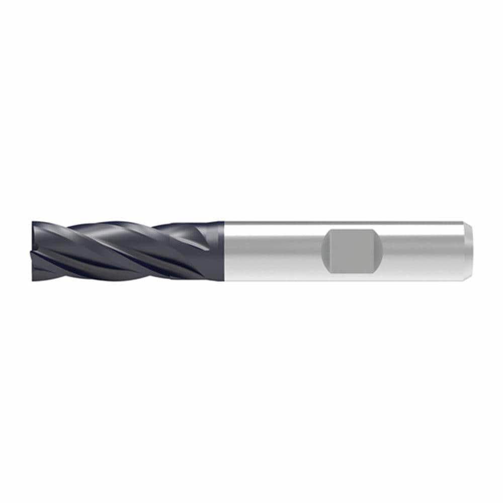 Corner Radius & Corner Chamfer End Mills; Mill Diameter (mm): 8.00 ; Number Of Flutes: 4 ; Length of Cut (mm): 22.0000 ; Single Or Double End: Single ; End Mill Material: Solid Carbide ; Chipbreaker: No
