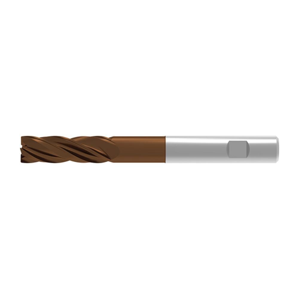 Corner Radius & Corner Chamfer End Mills; Mill Diameter (mm): 10.00 ; Number Of Flutes: 4 ; Length of Cut (mm): 33.0000 ; Single Or Double End: Single ; End Mill Material: Solid Carbide ; Chipbreaker: No