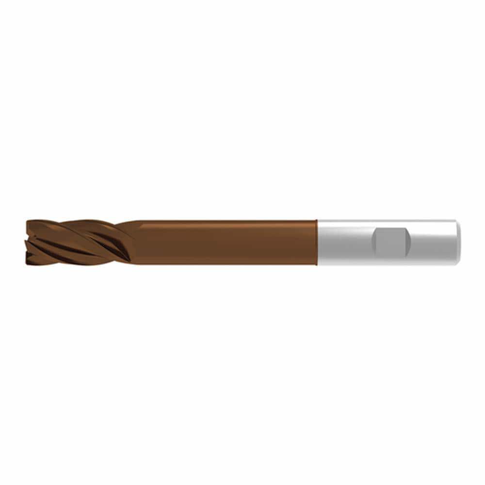 Corner Radius & Corner Chamfer End Mills; Mill Diameter (mm): 8.00 ; Number Of Flutes: 4 ; Length of Cut (mm): 21.0000 ; Single Or Double End: Single ; End Mill Material: Solid Carbide ; Chipbreaker: No