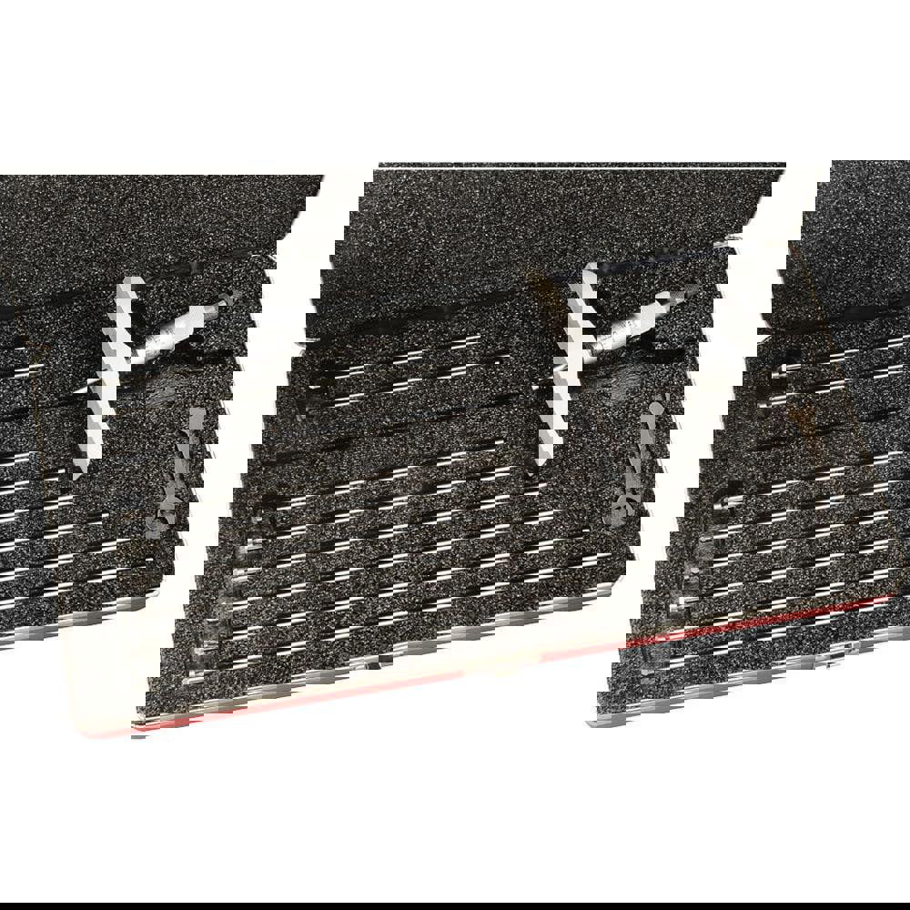 Mechanical Depth Micrometer: 9'' Range, 9 Rods, Satin Chrome Finish
