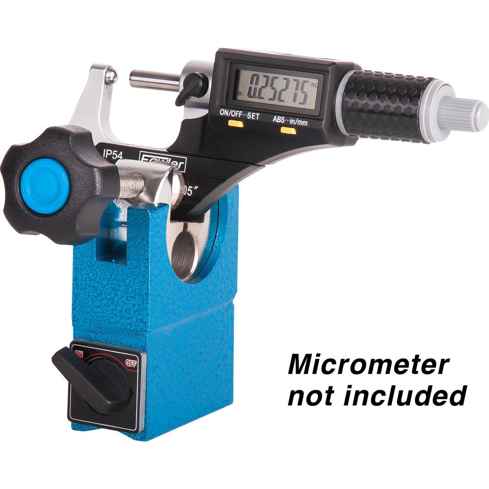 Micrometer Accessories; Accessory Type: Stand ; For Use With: Xtra-Mag Micrometers ; Minimum Measurement (Decimal Inch): 0.0000 ; Maximum Measurement (Decimal Inch): 12.0000 ; Overall Length (Decimal Inch): 2.3000 ; Number Of Pieces: 1