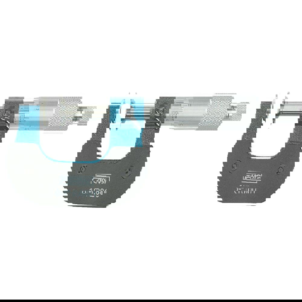 2 to 3 Inch, 0.001 Inch Graduation, Ratchet Stop Thimble, Mechanical Disc Micrometer