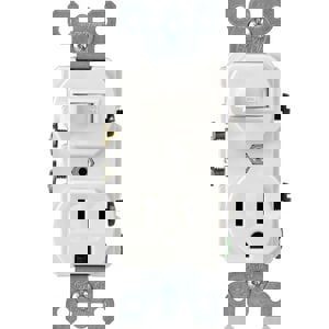 1 POLE SWCH & GRND RECEPT WHIT