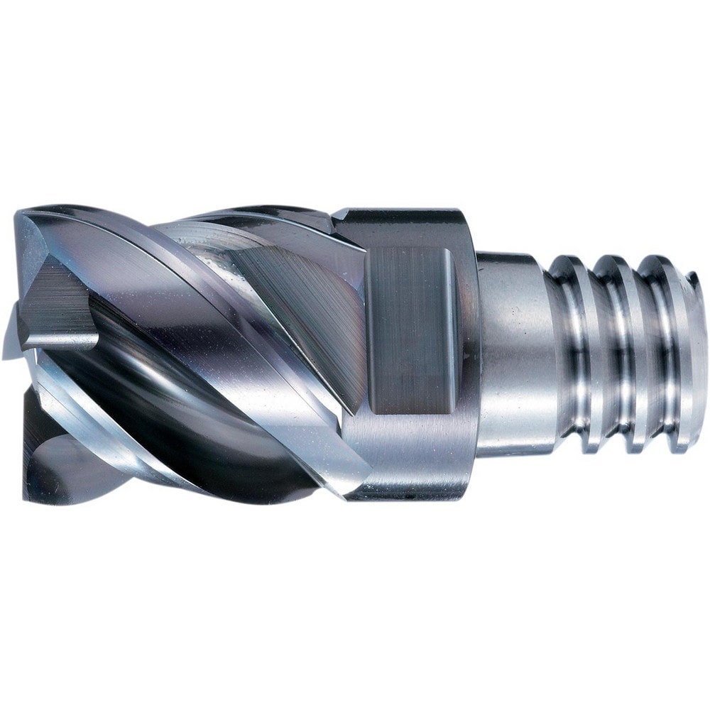 Square End Mill Heads; Center Cutting: Center Cutting ; Helix Angle: 45; 48