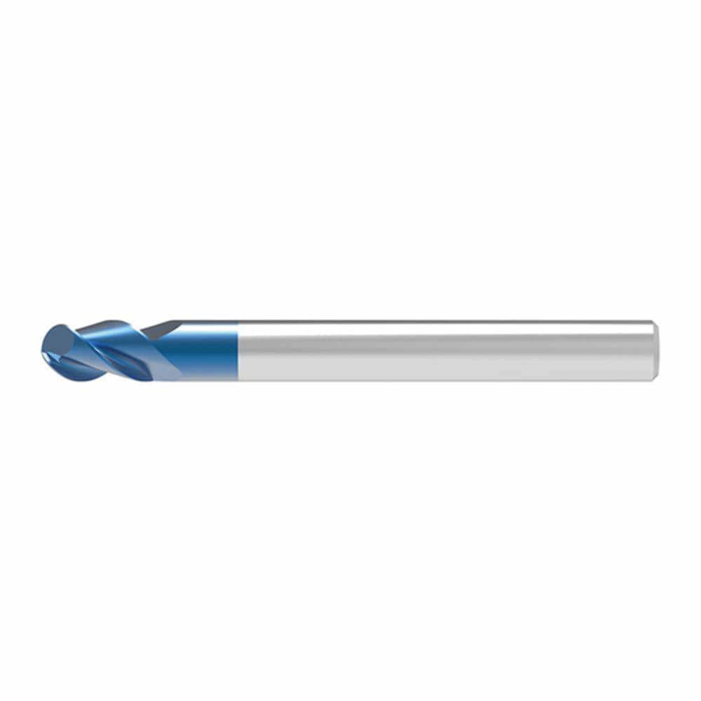Ball End Mills; Mill Diameter (Decimal Inch): 0.1200 ; Mill Diameter (mm): 3.00 ; Number Of Flutes: 3 ; End Mill Material: Solid Carbide ; Length of Cut (mm): 8.0000 ; Shank Diameter (mm): 6.0000