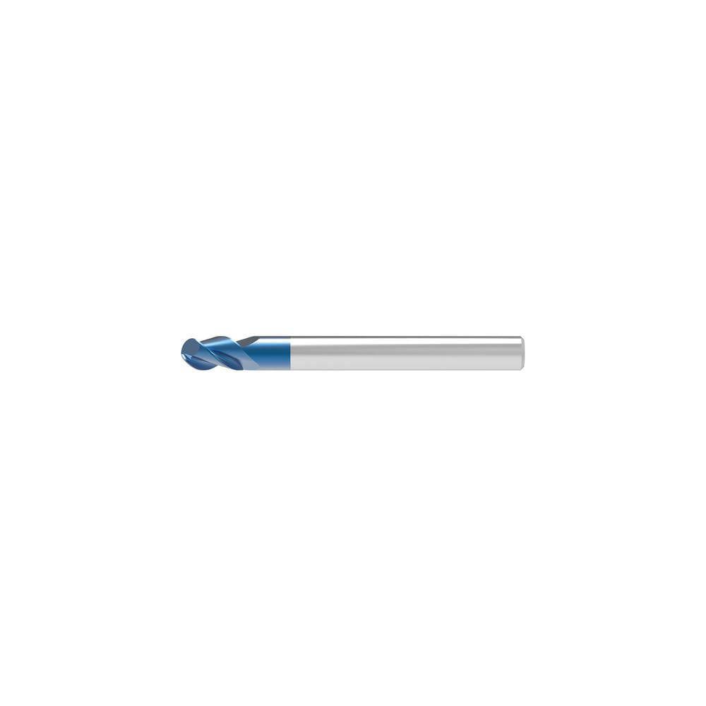 Ball End Mills; Mill Diameter (Decimal Inch): 0.1600 ; Mill Diameter (mm): 4.00 ; Number Of Flutes: 3 ; End Mill Material: Solid Carbide ; Length of Cut (mm): 8.0000 ; Shank Diameter (mm): 6.0000