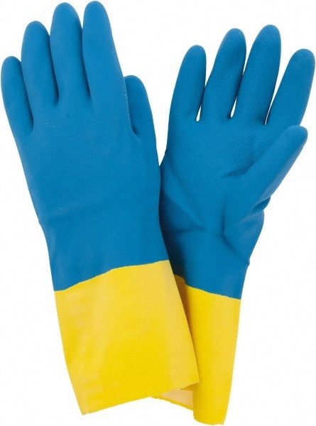 Chemical Resistant Gloves: Assurance Assurance, Size Large, 28.00 mil, Latex & Neoprene, Unsupported