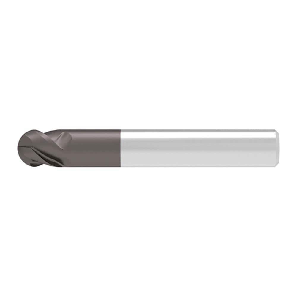 Ball End Mills; Mill Diameter (Decimal Inch): 0.1200 ; Mill Diameter (mm): 3.00 ; Number Of Flutes: 4 ; End Mill Material: Solid Carbide ; Length of Cut (mm): 5.0000 ; Shank Diameter (mm): 3.0000