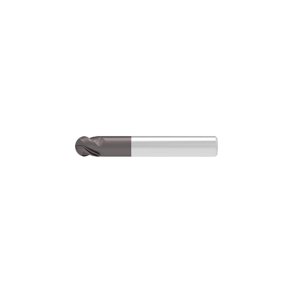 Ball End Mills; Mill Diameter (Decimal Inch): 0.1600 ; Mill Diameter (mm): 4.00 ; Number Of Flutes: 4 ; End Mill Material: Solid Carbide ; Length of Cut (mm): 8.0000 ; Shank Diameter (mm): 4.0000